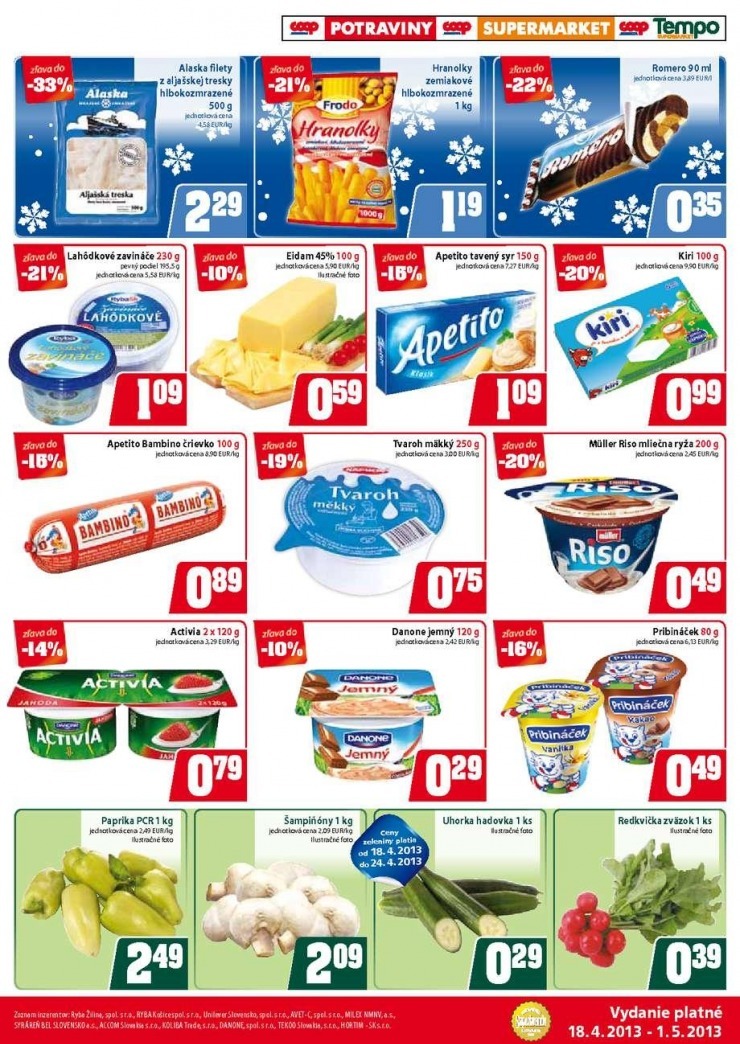 leták akciový leták COOP Jednota strana 7 leták akciový leták COOP Jednota strana 7