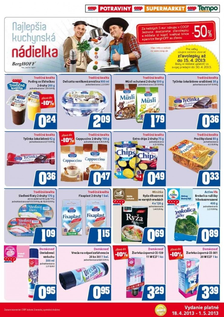 leták akciový leták COOP Jednota strana 11 leták akciový leták COOP Jednota strana 11