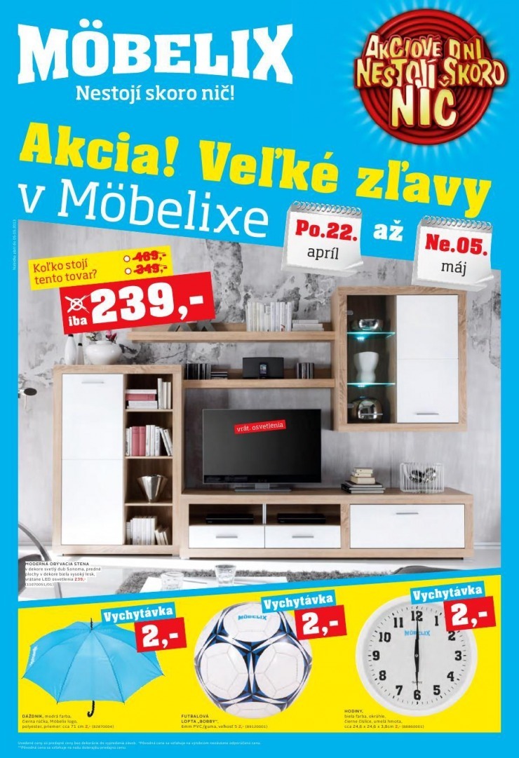 leták špeciálna ponuka Möbelix strana 1 leták špeciálna ponuka Möbelix strana 1