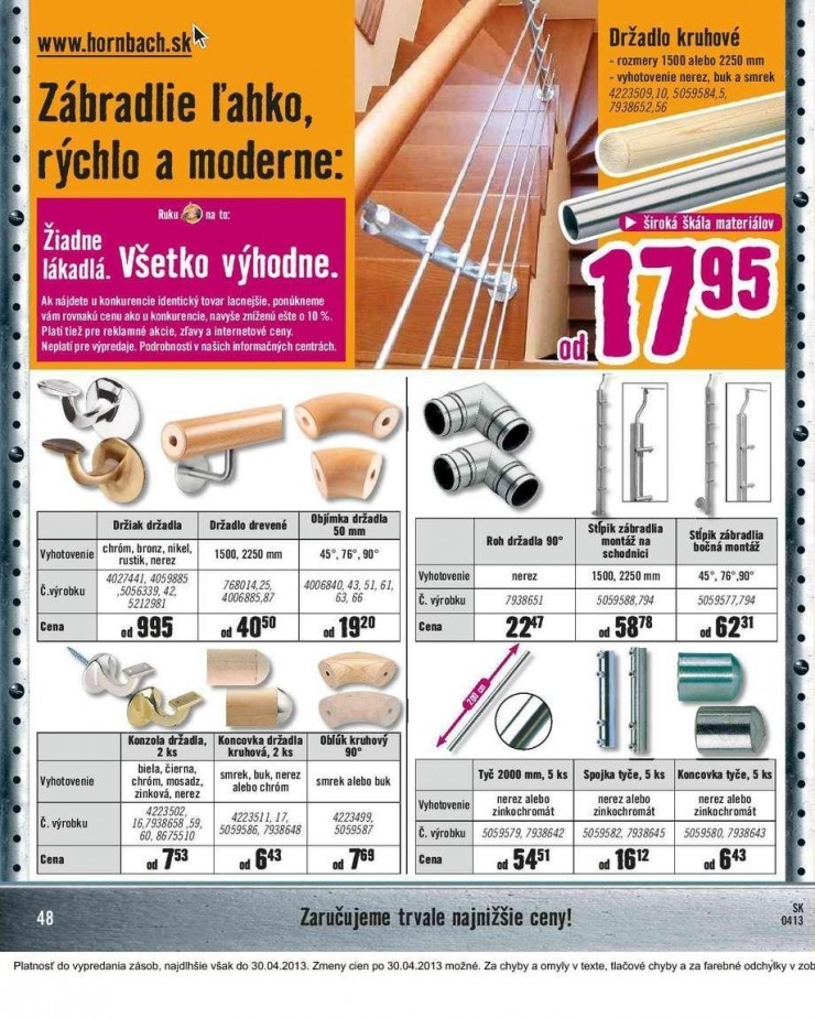 letk aktulny katalg HORNBACH strana 48