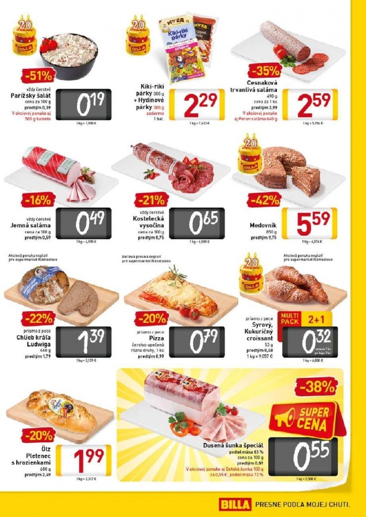 leták aktuálna ponuka Billa strana 3 leták aktuálna ponuka Billa strana 3