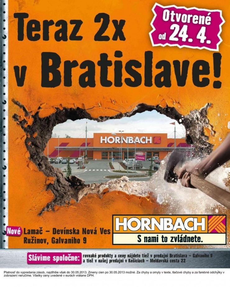 letk HORNBACH akciov letk strana 1