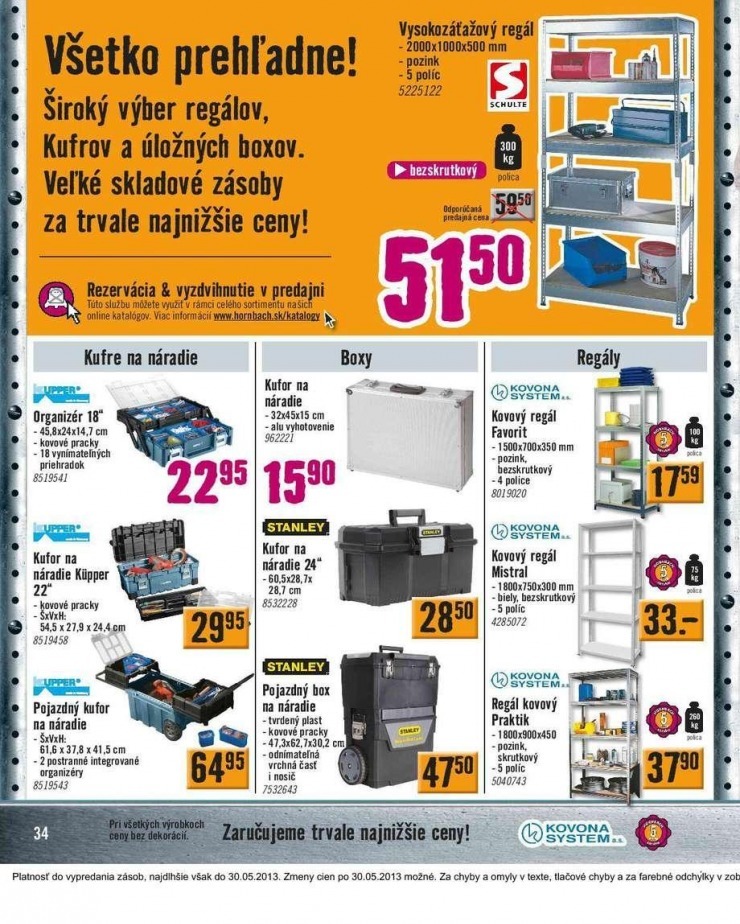 letk HORNBACH akciov letk strana 34