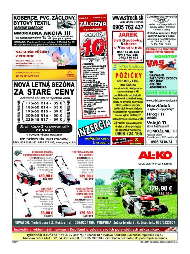 leták ponuka Kaufland - Košice strana 27