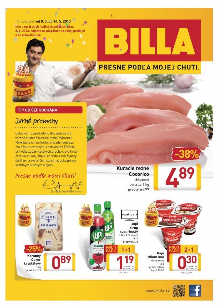 leták akčný leták Billa strana 1 leták akčný leták Billa strana 1