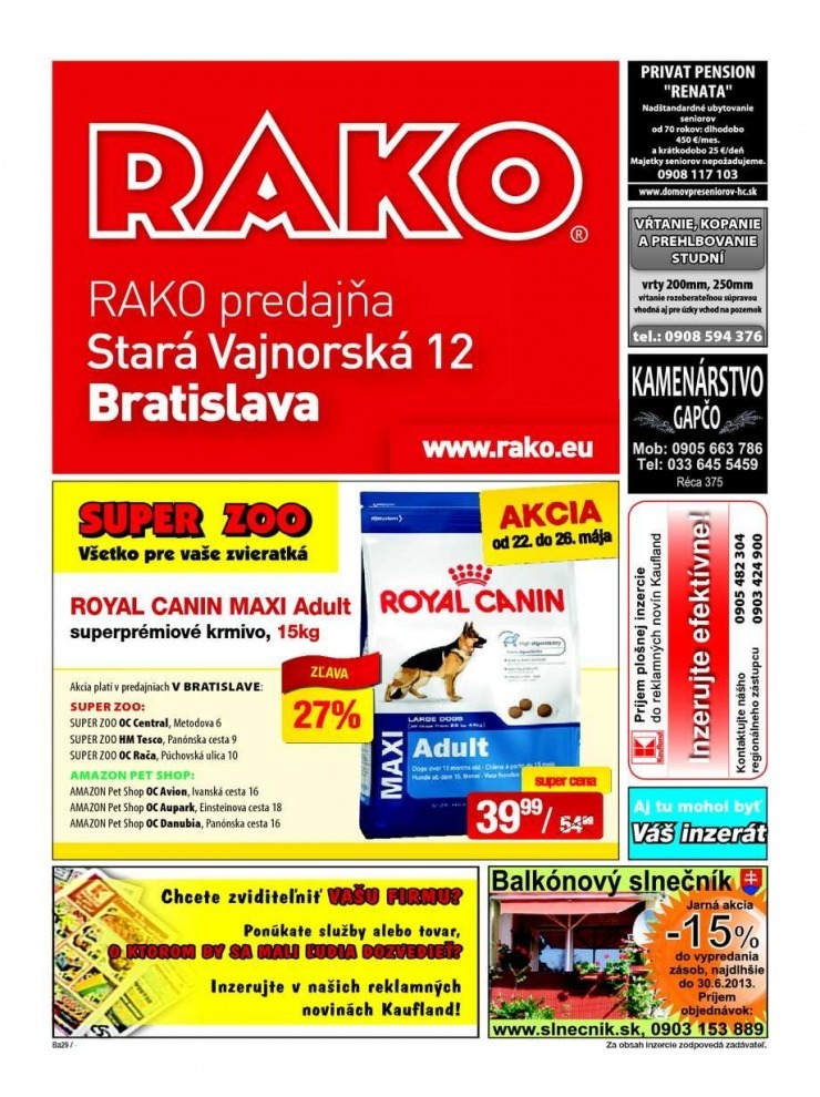 leták Kaufland ponuka - Bratislava strana 29