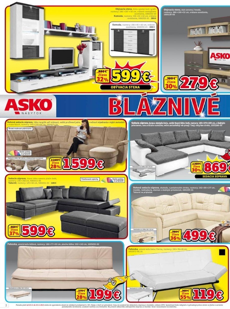 leták ASKO - bláznivé zľavy strana 2 leták ASKO - bláznivé zľavy strana 2