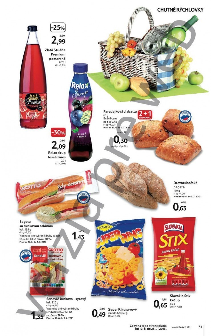 leták Tesco - katalóg leto strana 31 leták Tesco - katalóg leto strana 31