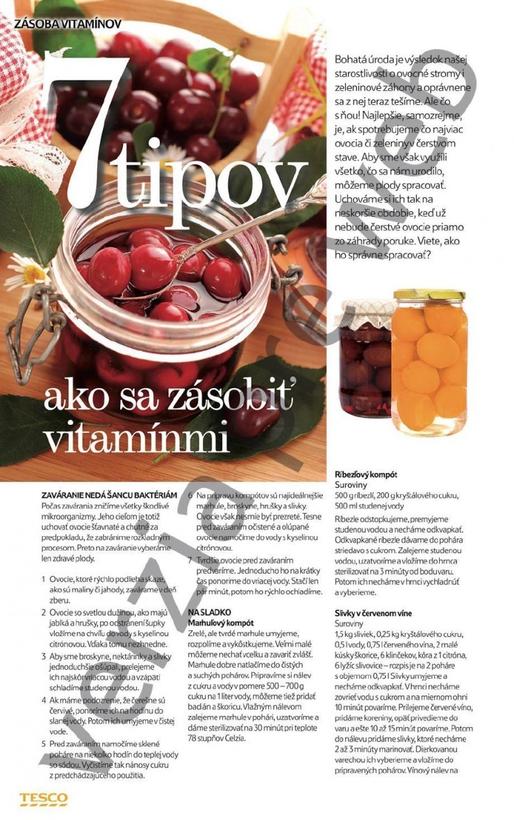 leták Tesco - katalóg leto strana 34 leták Tesco - katalóg leto strana 34