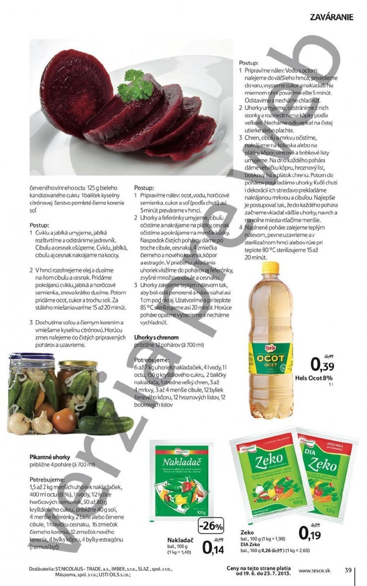 leták Tesco - katalóg leto strana 39 leták Tesco - katalóg leto strana 39