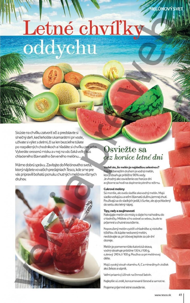 leták Tesco - katalóg leto strana 41 leták Tesco - katalóg leto strana 41