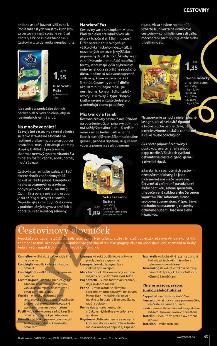 leták Tesco - katalóg leto strana 43 leták Tesco - katalóg leto strana 43