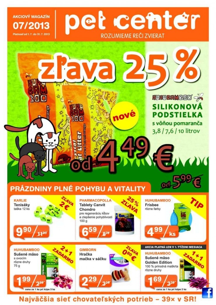 leták Pet Center zľava strana 1 leták Pet Center zľava strana 1