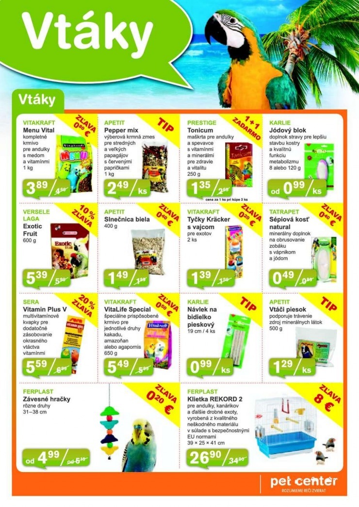 leták Pet Center zľava strana 9 leták Pet Center zľava strana 9