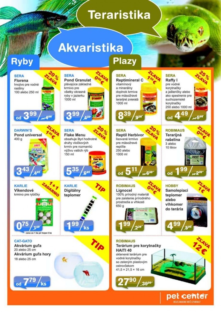 leták Pet Center zľava strana 11 leták Pet Center zľava strana 11