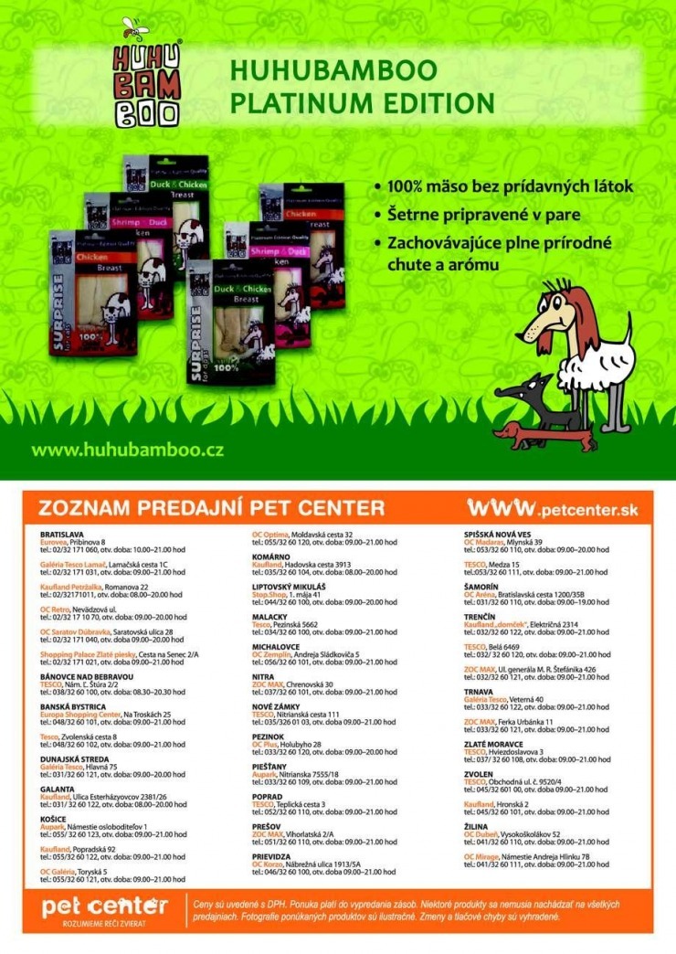 leták Pet Center zľava strana 12 leták Pet Center zľava strana 12