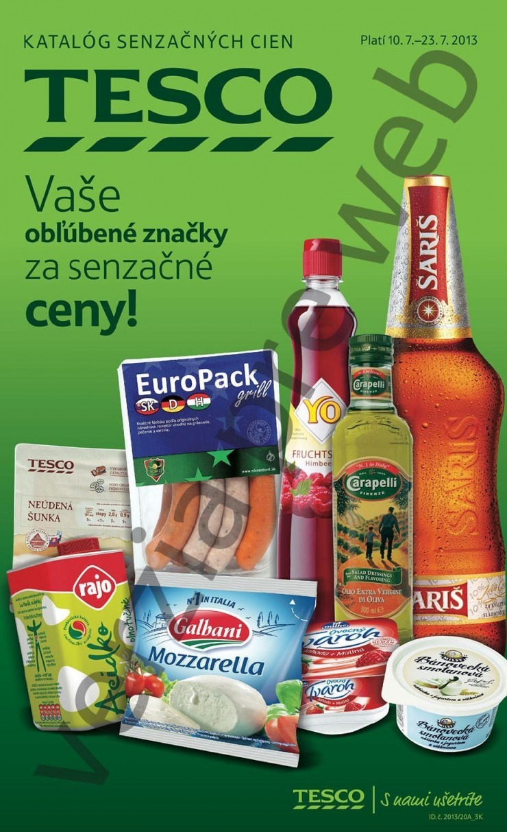 leták Tesco špeciálny leták strana 1 leták Tesco špeciálny leták strana 1
