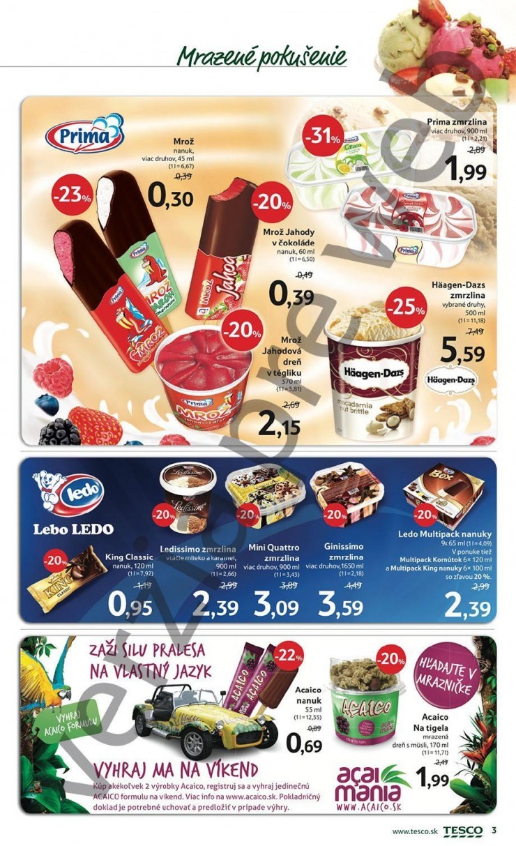 leták Tesco špeciálny leták strana 3 leták Tesco špeciálny leták strana 3