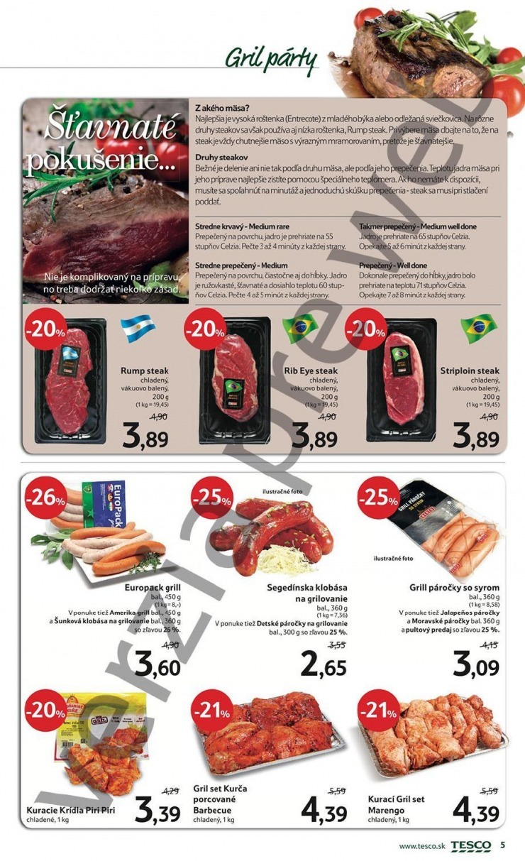 leták Tesco špeciálny leták strana 5 leták Tesco špeciálny leták strana 5