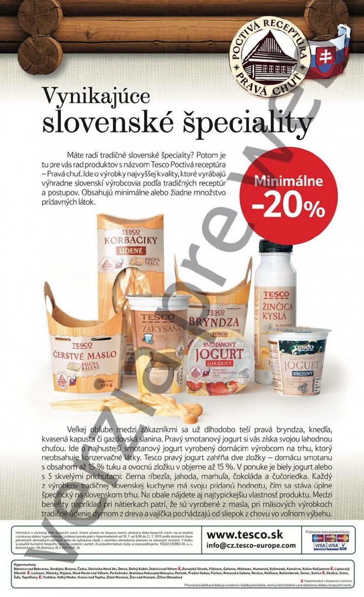 leták Tesco špeciálny leták strana 20 leták Tesco špeciálny leták strana 20