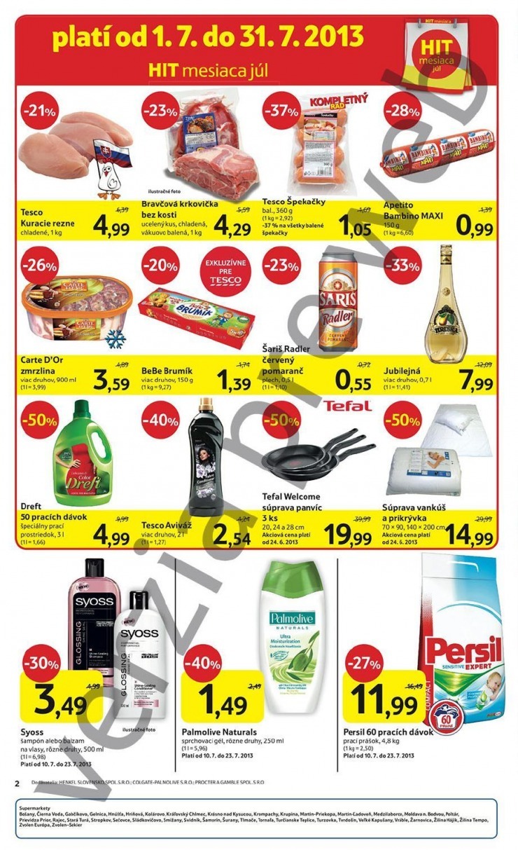 leták exkluzívny leták Tesco strana 2 leták exkluzívny leták Tesco strana 2