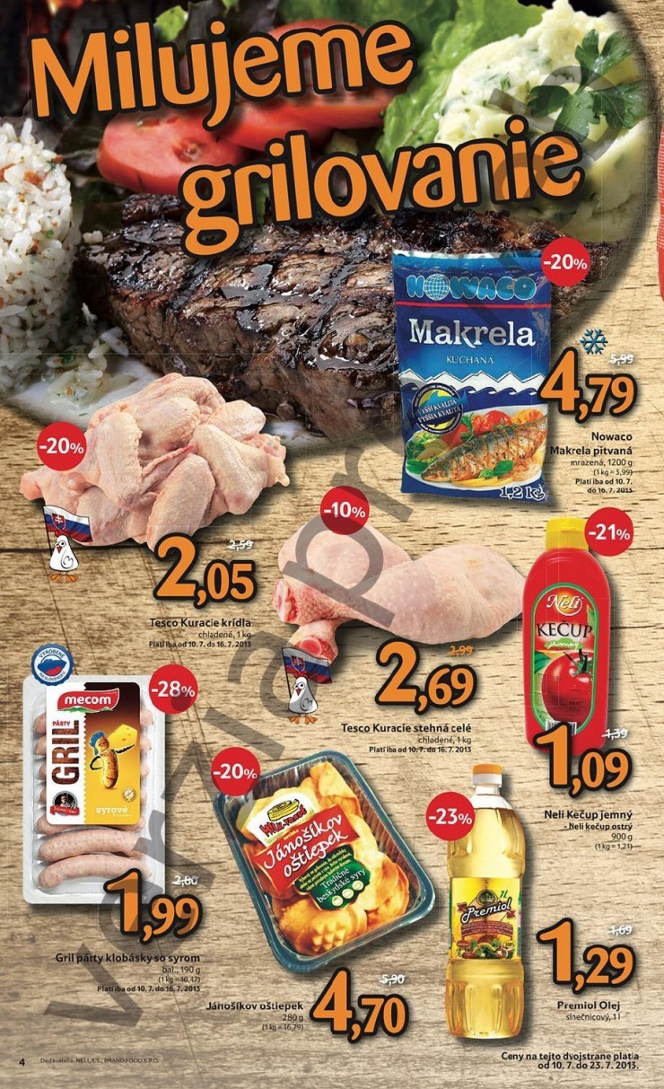 leták exkluzívny leták Tesco strana 4 leták exkluzívny leták Tesco strana 4