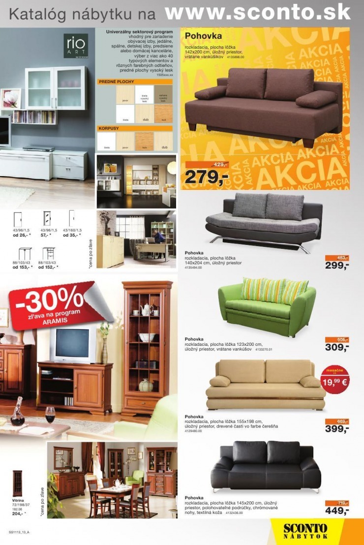 leták akčný leták Sconto strana 13 leták akčný leták Sconto strana 13