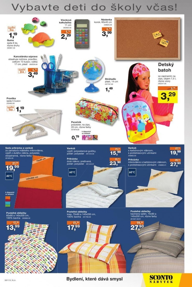 leták akčný leták Sconto strana 19 leták akčný leták Sconto strana 19