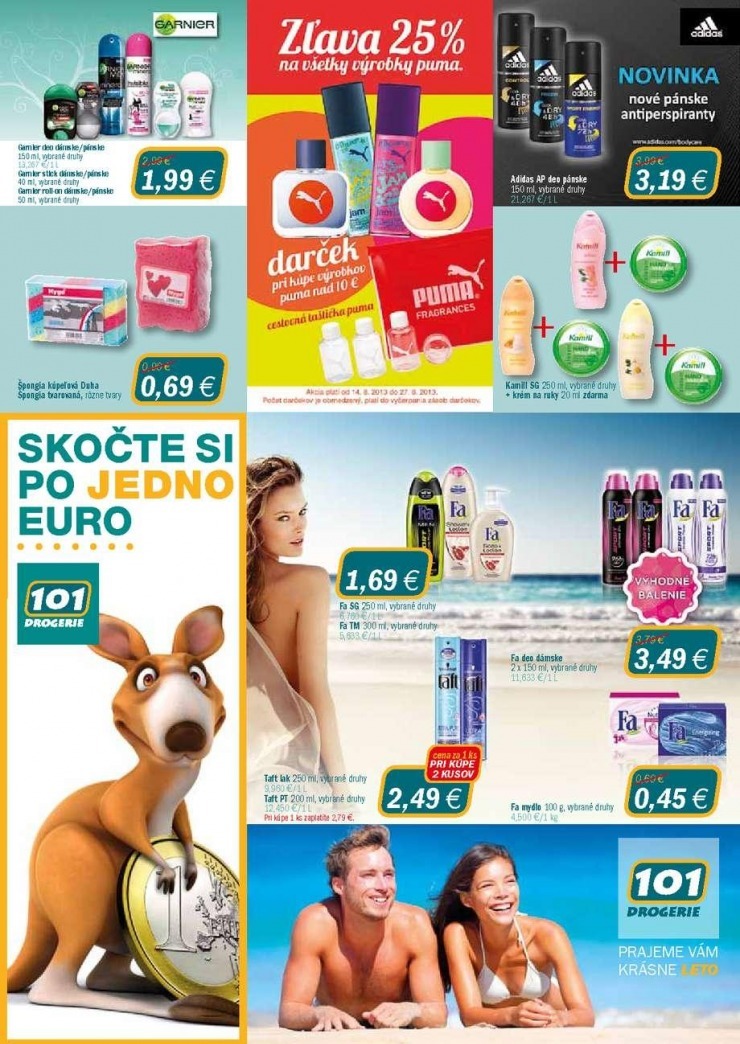 leták mimoriadný leták 101 Drogerie strana 3 leták mimoriadný leták 101 Drogerie strana 3