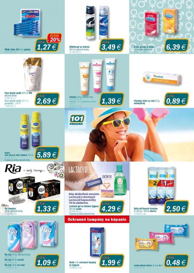 leták mimoriadný leták 101 Drogerie strana 4 leták mimoriadný leták 101 Drogerie strana 4