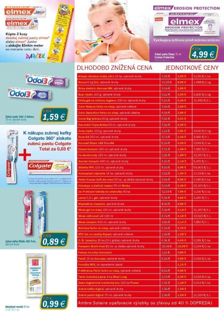 leták mimoriadný leták 101 Drogerie strana 7 leták mimoriadný leták 101 Drogerie strana 7