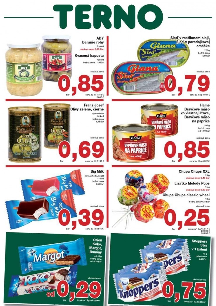 leták TERNO akciová ponuka strana 9 leták TERNO akciová ponuka strana 9