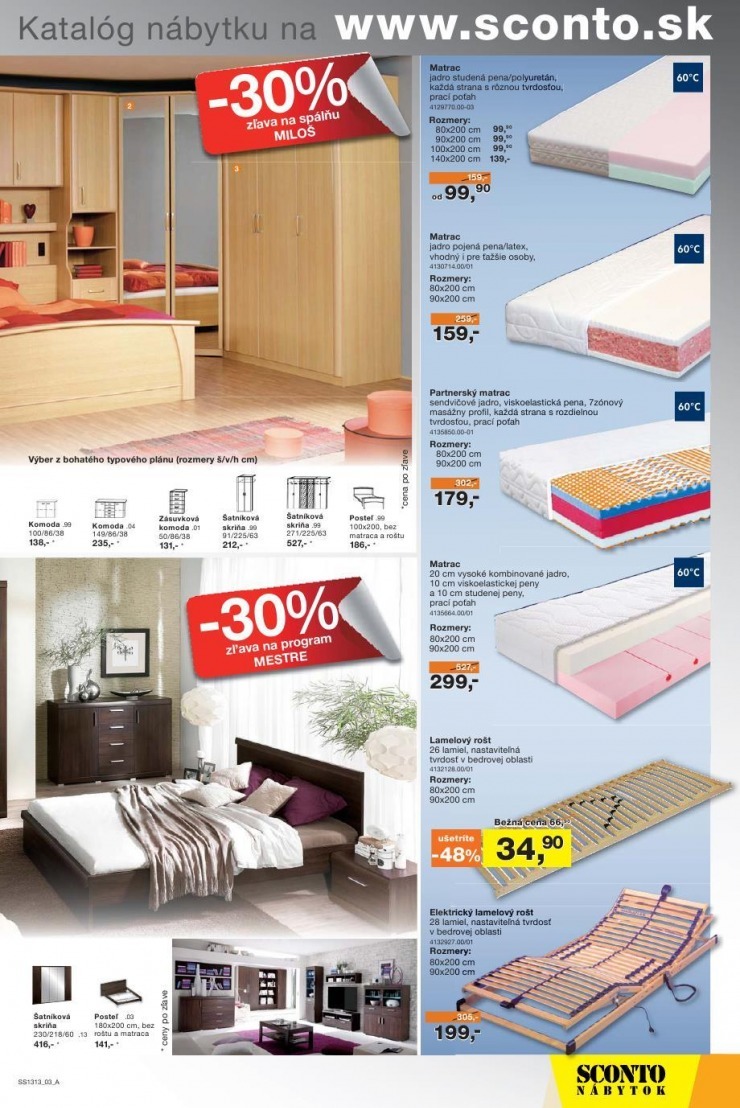 leták Sconto nábytok akčný leták strana 3 leták Sconto nábytok akčný leták strana 3
