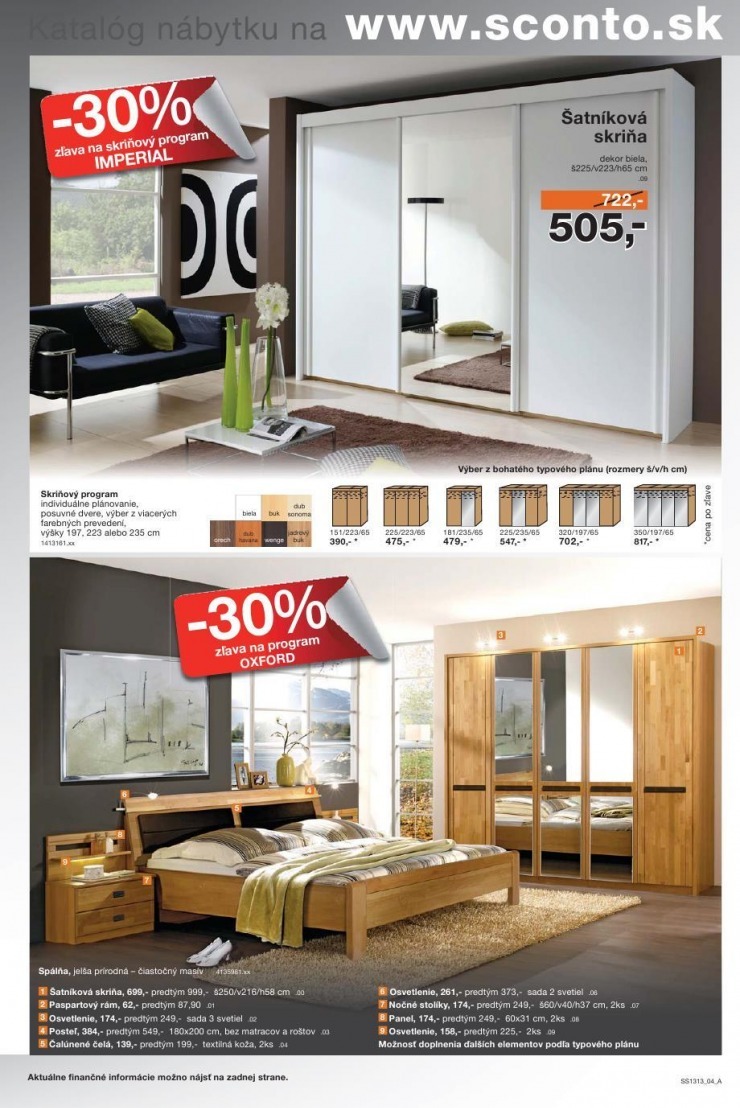 leták Sconto nábytok akčný leták strana 4 leták Sconto nábytok akčný leták strana 4