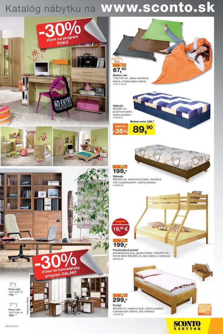 leták Sconto nábytok akčný leták strana 7 leták Sconto nábytok akčný leták strana 7