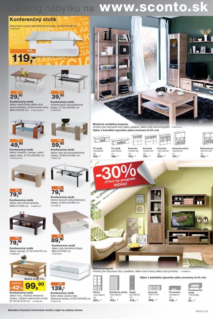 leták Sconto nábytok akčný leták strana 10 leták Sconto nábytok akčný leták strana 10