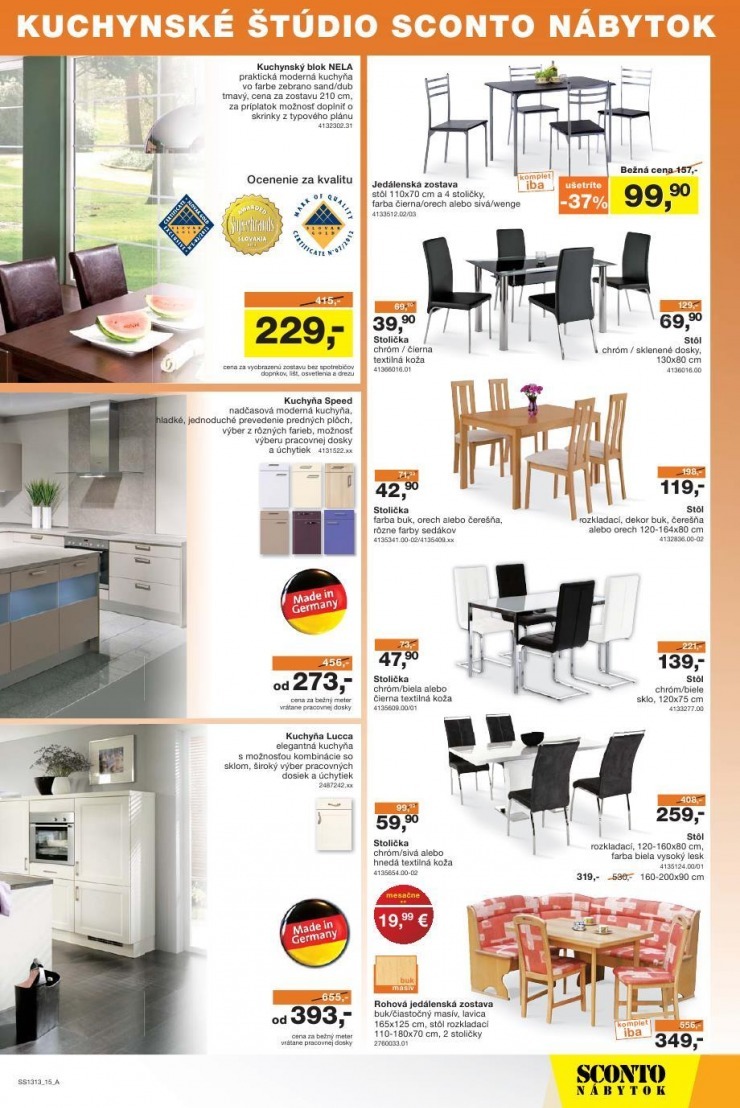 leták Sconto nábytok akčný leták strana 15 leták Sconto nábytok akčný leták strana 15