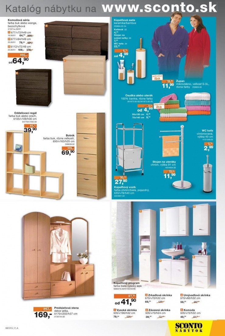 leták Sconto nábytok akčný leták strana 17 leták Sconto nábytok akčný leták strana 17