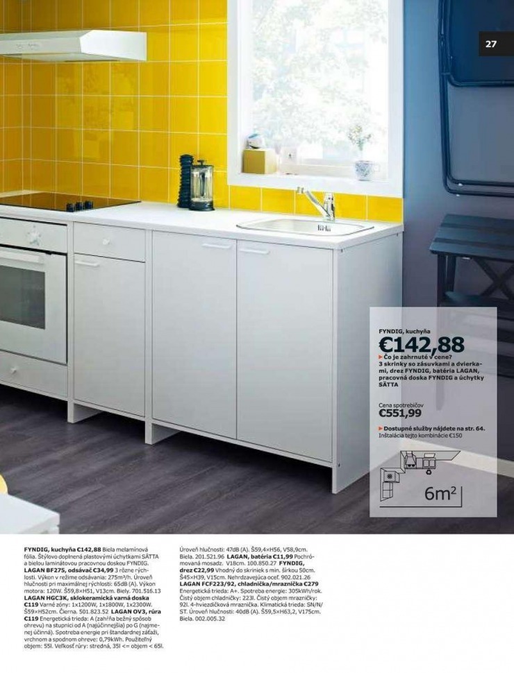 leták katalóg Ikea kuchyne 2014 strana 27