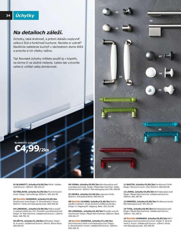 leták katalóg Ikea kuchyne 2014 strana 34