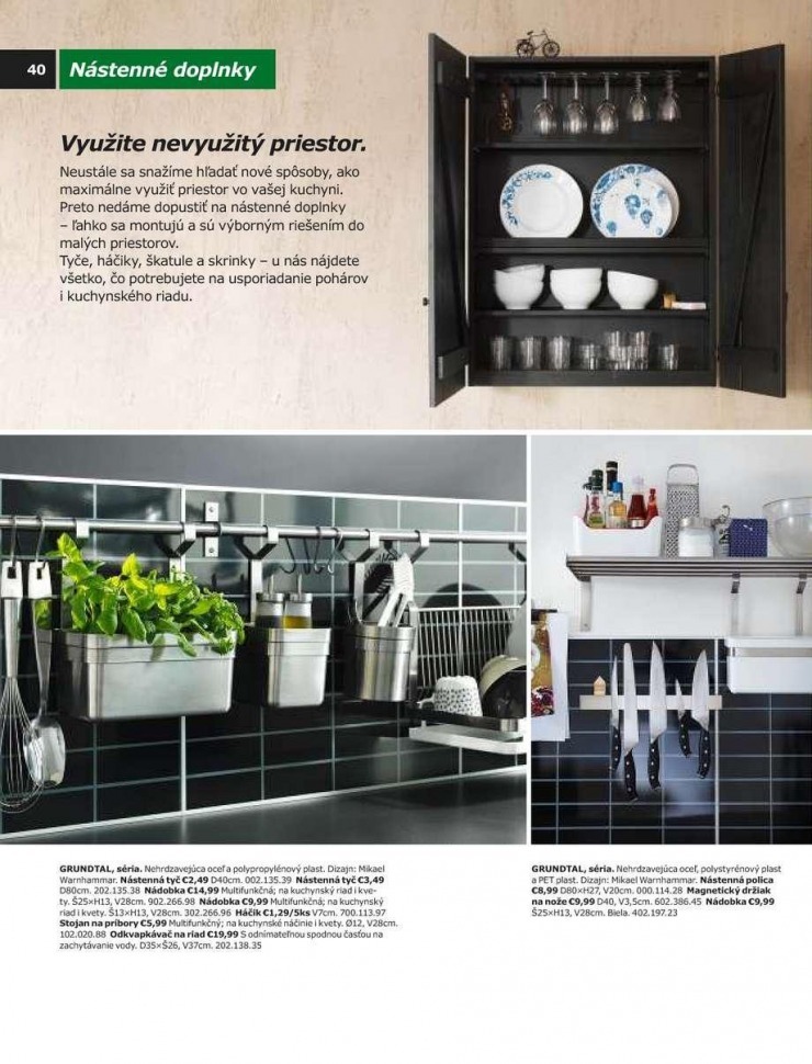 leták katalóg Ikea kuchyne 2014 strana 40