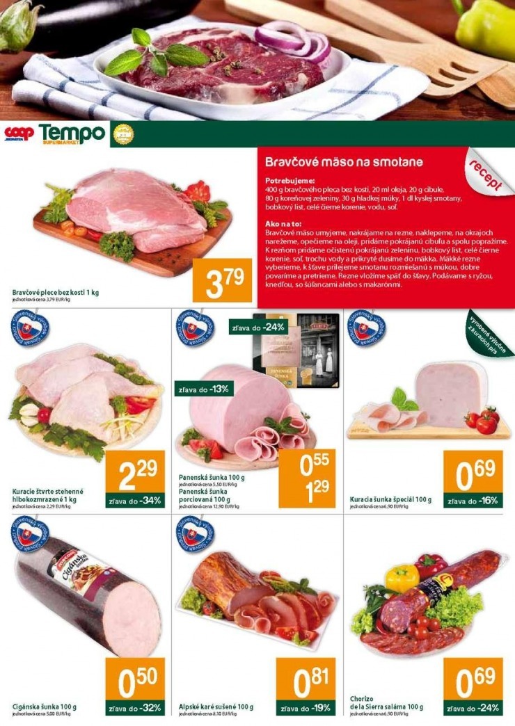 leták extra leták COOP - Tempo strana 2 leták extra leták COOP - Tempo strana 2