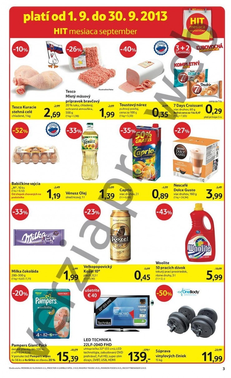 leták Tesco extra nabídka strana 3 leták Tesco extra nabídka strana 3