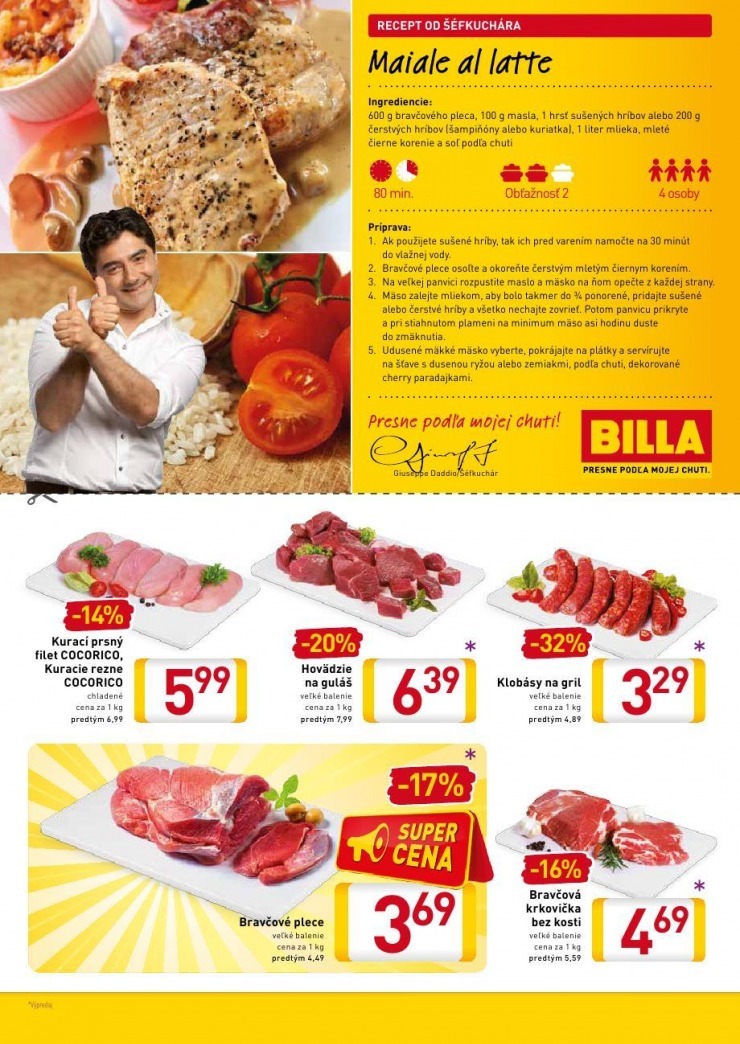 leták Billa extra ponuka strana 2 leták Billa extra ponuka strana 2