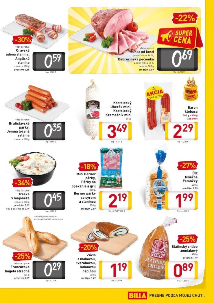 leták Billa extra ponuka strana 3 leták Billa extra ponuka strana 3