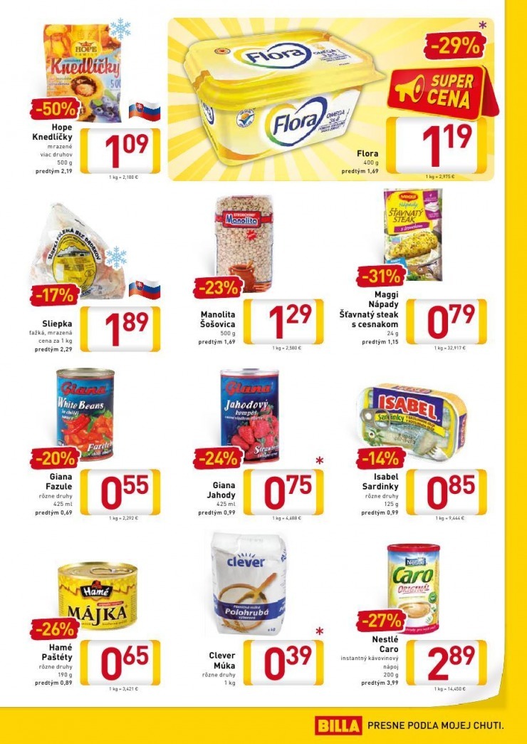 leták Billa extra ponuka strana 9 leták Billa extra ponuka strana 9