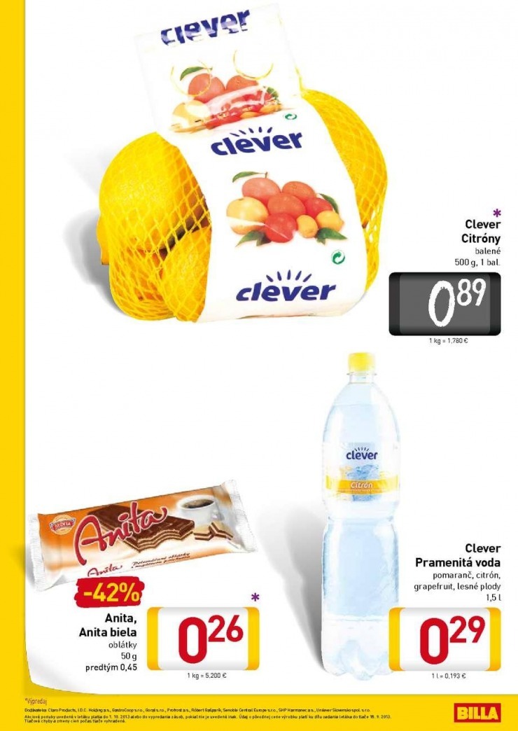 leták Billa akciová ponuka strana 4 leták Billa akciová ponuka strana 4