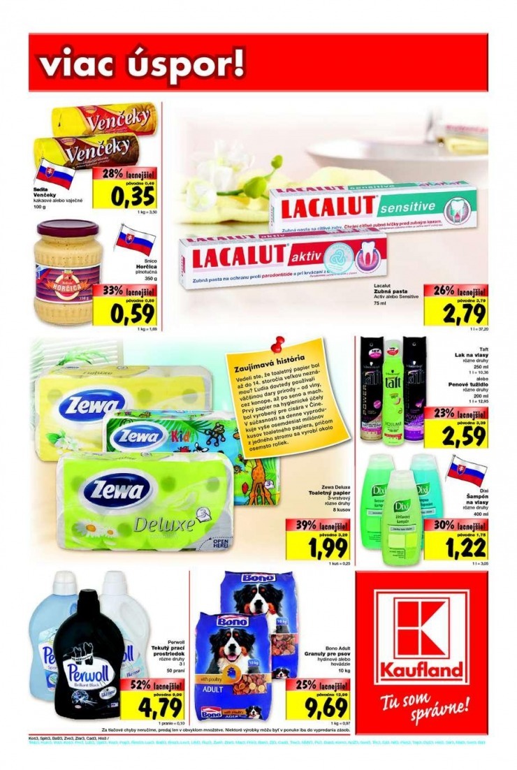 leták akčná ponuka Kaufland - Košice strana 3 leták akčná ponuka Kaufland - Košice strana 3