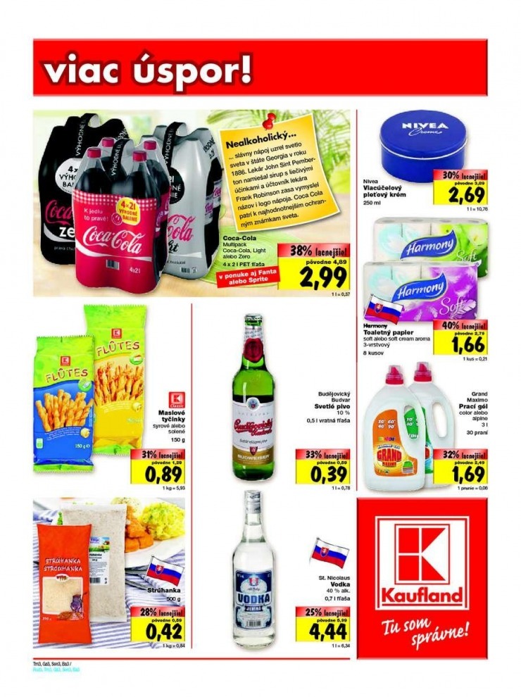 leták akčný leták Kaufland . Bratislava strana 3 leták akčný leták Kaufland . Bratislava strana 3