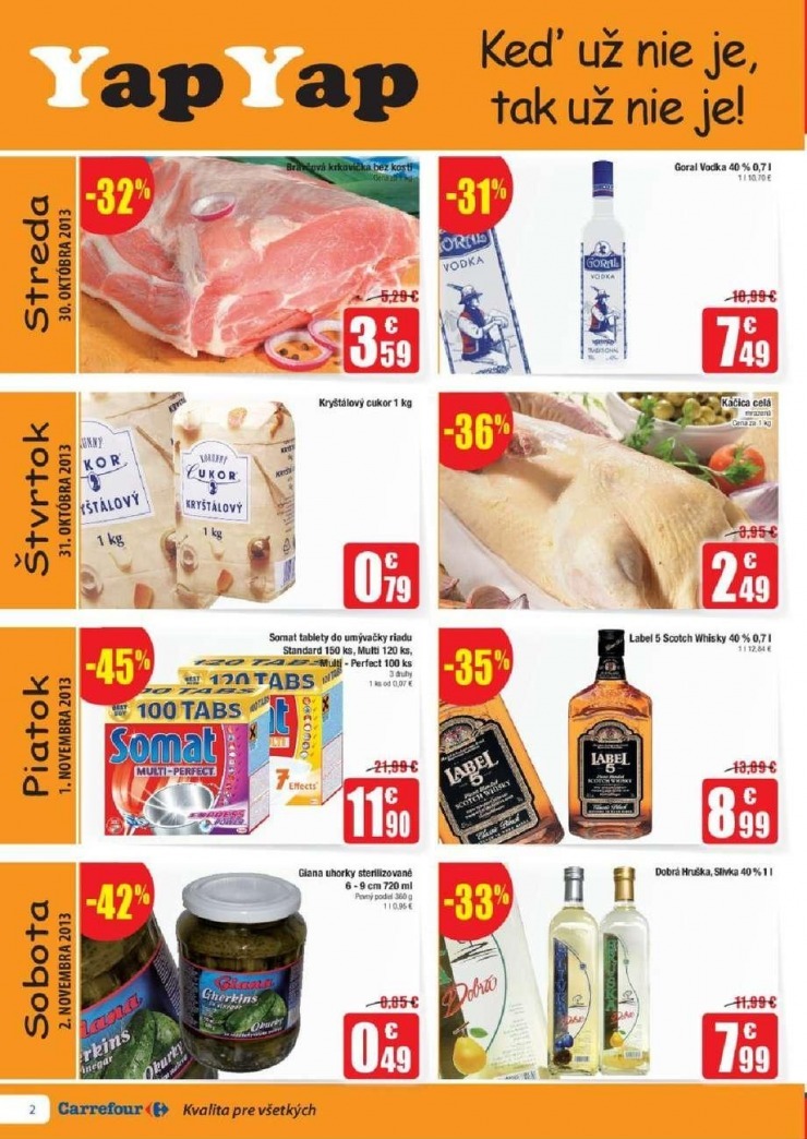leták akčná ponuka Carrefour strana 2 leták akčná ponuka Carrefour strana 2